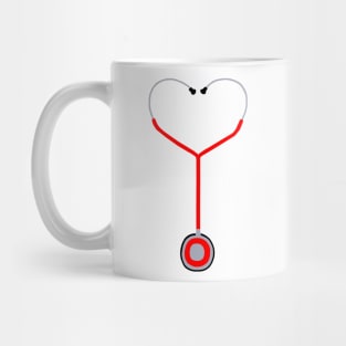 Heart Shaped Stethoscope Mug